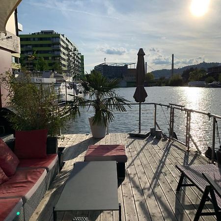 Waterside Living - Hausboot Linz Hotel Exterior foto